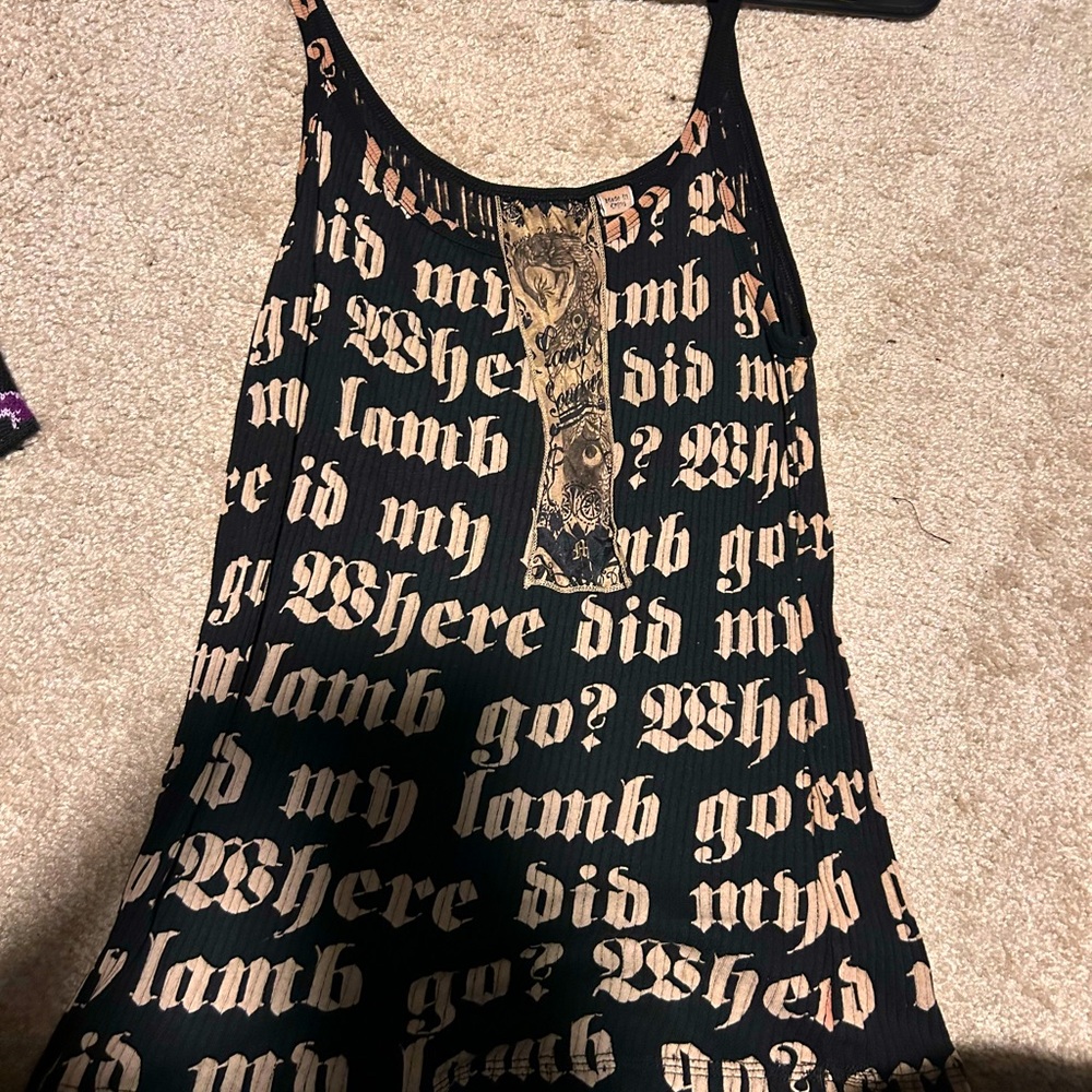 Gwen Stefani lamb cami tank top